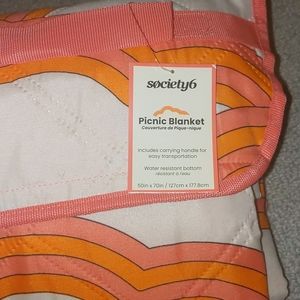 Society6 picnic blanket